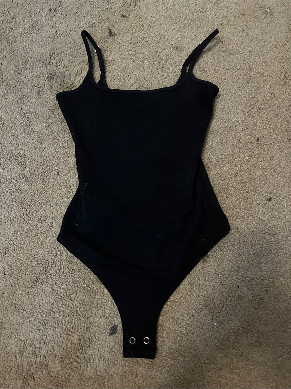 Wild fable Black One-Piece shape wear Bodysuit with Snap Closure - Picture 1 of 4